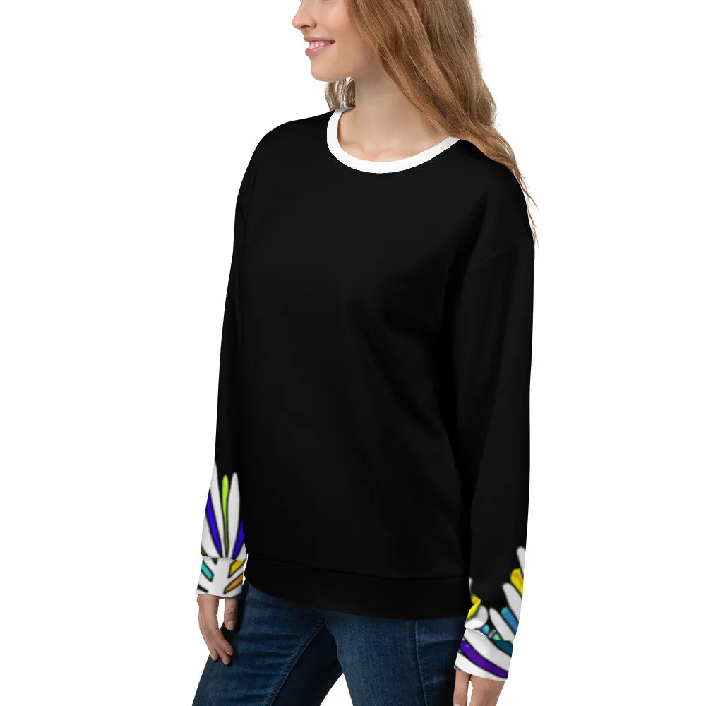 White Leaf Recycled Sweatshirt