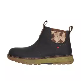 Xtratuf Bristol Bay Leather Chelsea Boot Dark Brown Camo